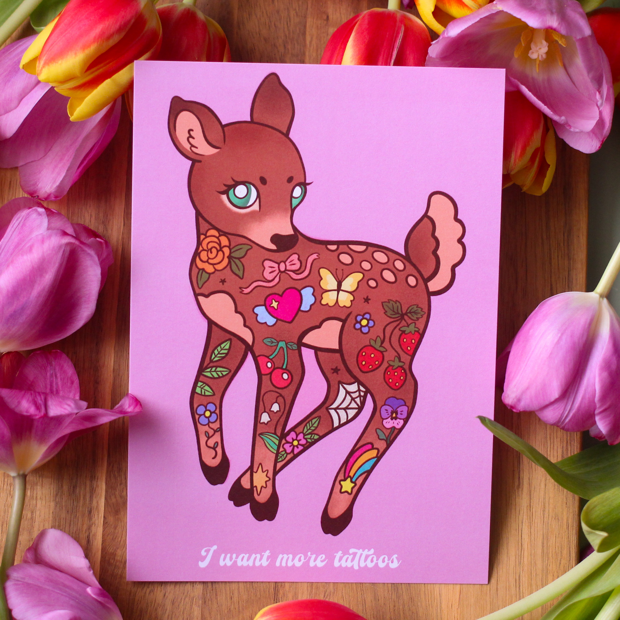 I want more tattoos Taideprintti